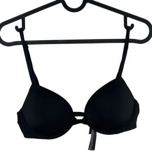 Victoria's Secret Underwire Padded Push Up Black Bra Size 32C